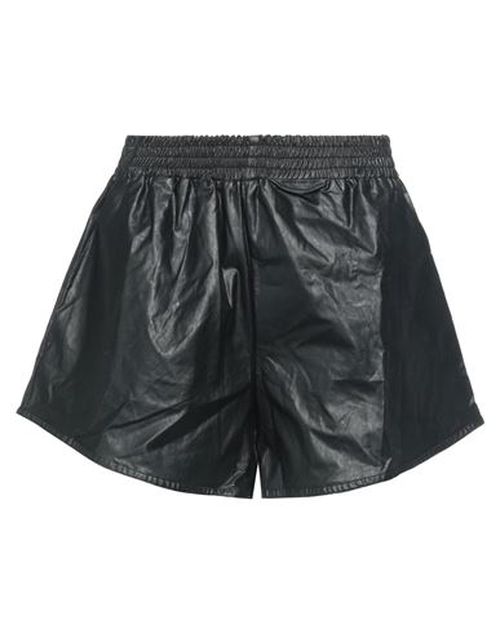 Woman Shorts & Bermuda Shorts Black Size 6 Polyurethane