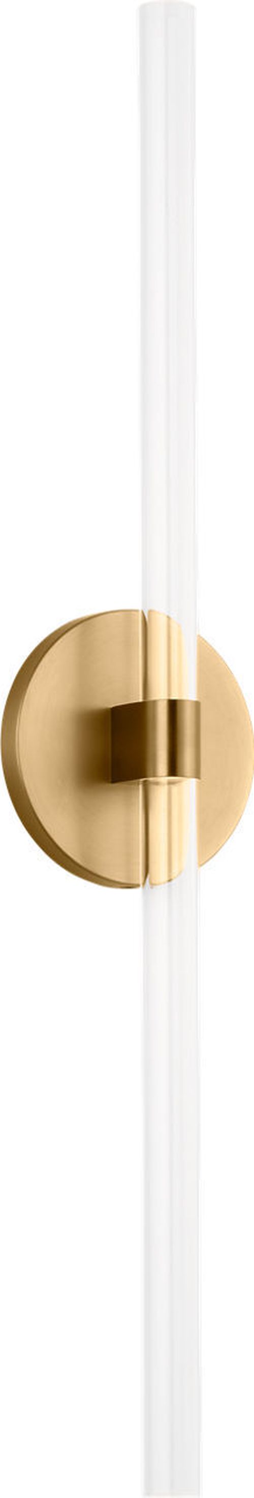 Burnished Brass LED Wall Sconce from the Silas Collection