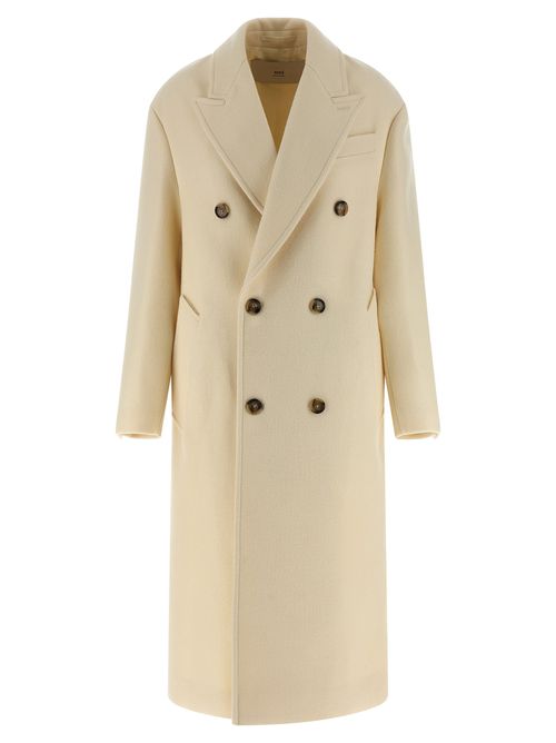 Double-Breasted Coat Coats And Trench Coats White