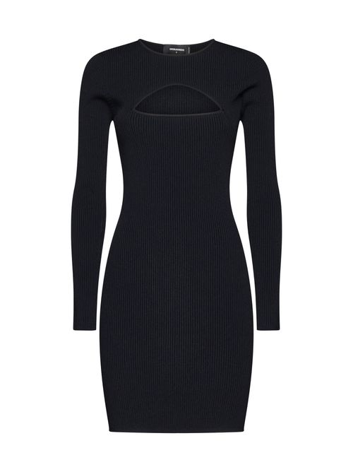 Cut-out Straight Hem Mini Dress