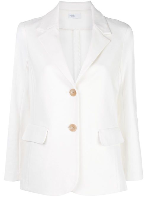 Single-breasted blazer - WHITE