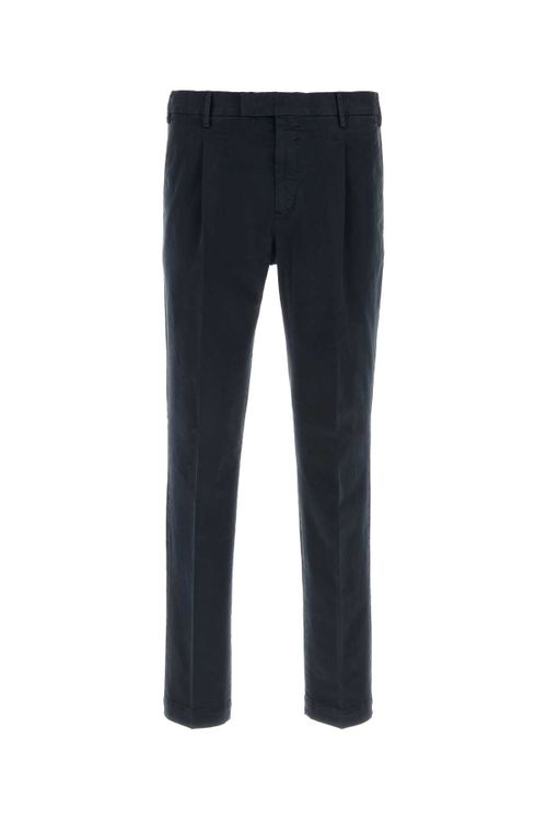 Stretch Cotton Trousers — Blue