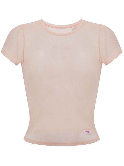 Transparent lingerie t-shirt - Pink