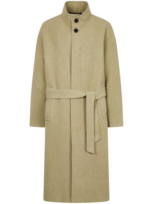 High-collar coat - Neutrals