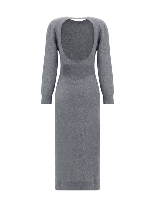 Cashmere Knit Dress — Gray