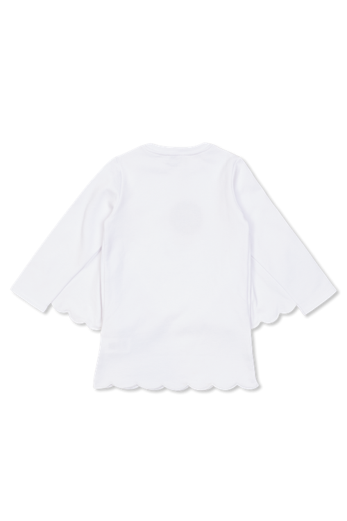 Dress With Print, Unisex, White