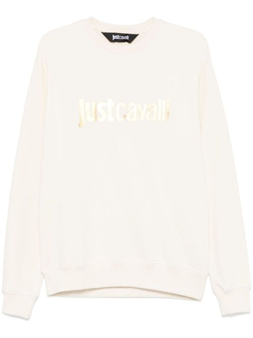 Logo-print sweatshirt - Neutrals