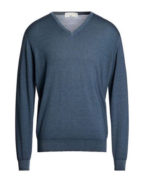 Man Sweater Navy Size 44 Merino Wool