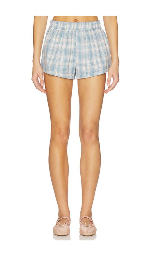 MORE TO COME Thatcher Short in Blue. - L also in M, S, XL