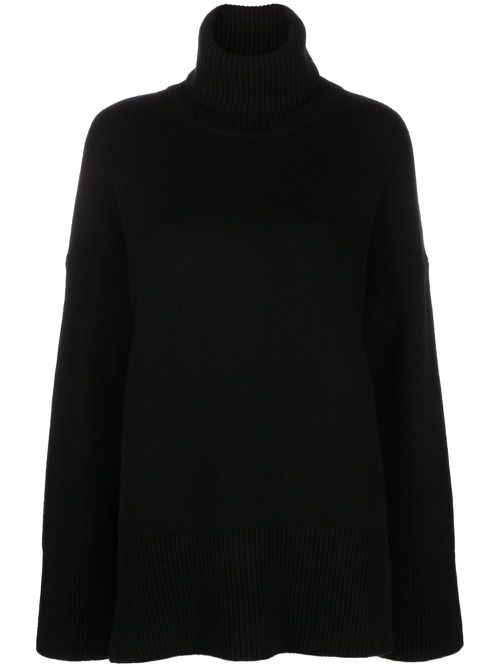 Copal roll-neck jumper - Black