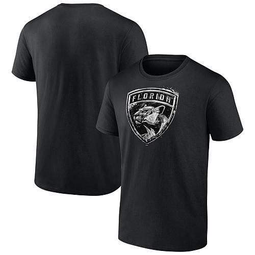 Men's Fanatics Black Florida Panthers Iced Out T-Shirt - Size 5XL