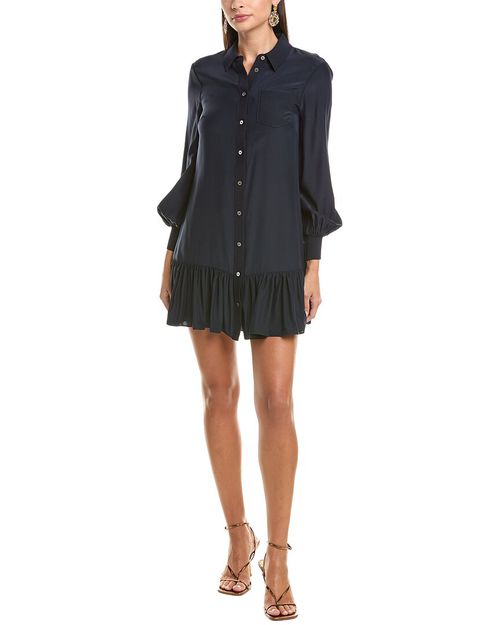 Lelaina Silk Shirtdress