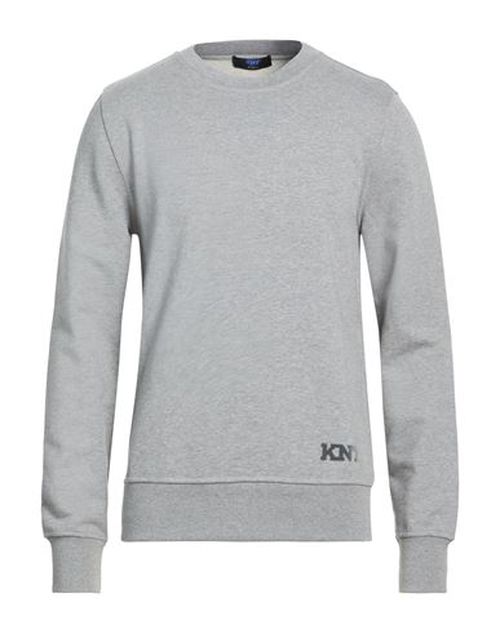 Knt Man Sweatshirt Light grey Size M Cotton, Elastane