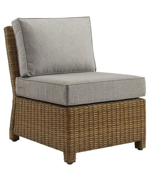 Furniture Bradenton Outdoor Wicker Sectional Center Chair