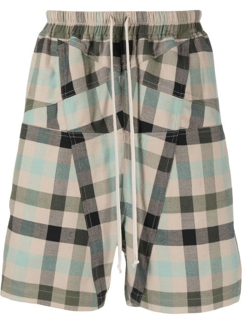 Penta plaid-check Bermuda shorts - Neutrals