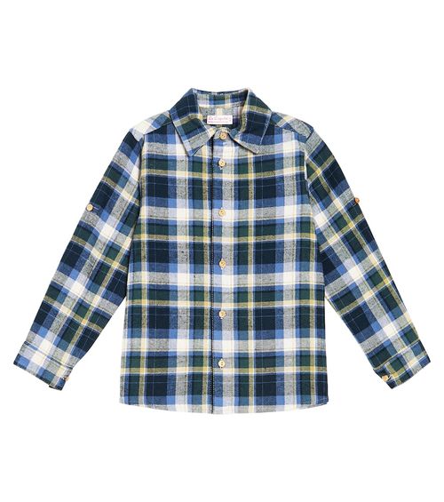 La Coqueta Nico checked cotton shirt