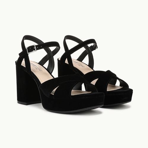 Stride Shoes Alice Dress Sandal Black Velvet