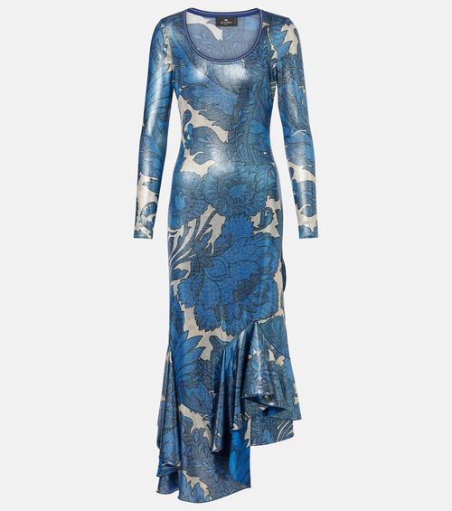 Printed midi dress