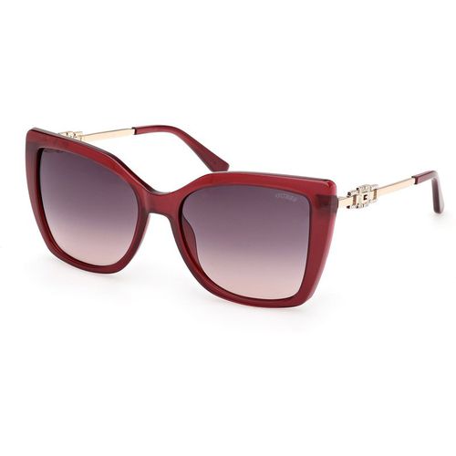 Guess Mujer Guess GU00266 69Z Gafas de sol Inyectado Burdeos Violeta Cuadrada Norma