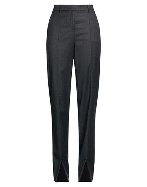Woman Pants Charcoal Size 6 Virgin Wool, Polyamide, Elastane