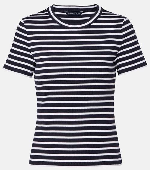 Pruitt striped cotton-blend T-shirt