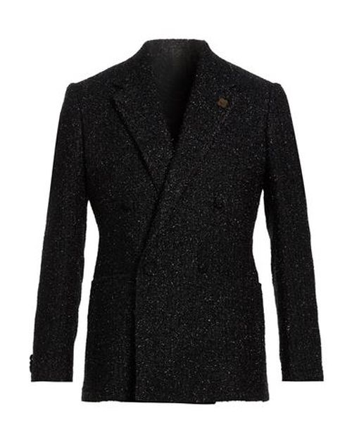 Man Blazer Black Size 42 Polyamide, Wool, Acrylic, Silk