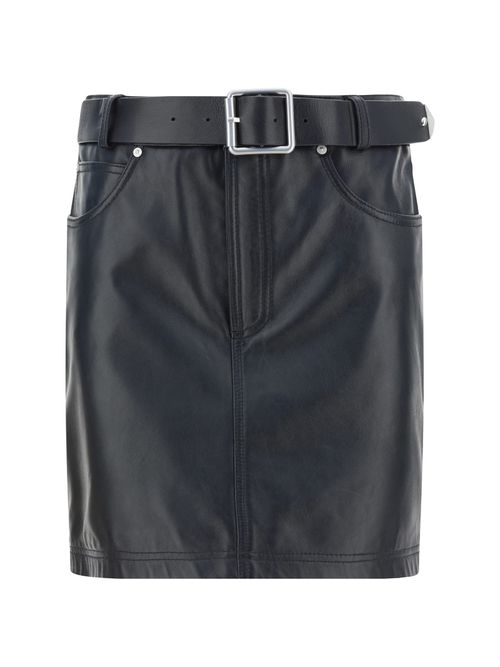 Leather Mini Skirt