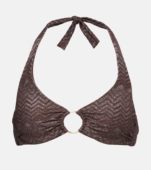 Brussels halterneck bikini top