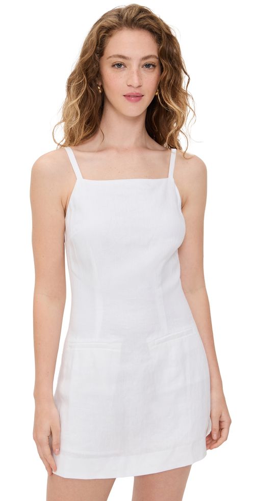 Reformation | Reformation Phillipa Linen Dress White | Realry Reformation | Reformation Phillipa Linen Dress White | Realry