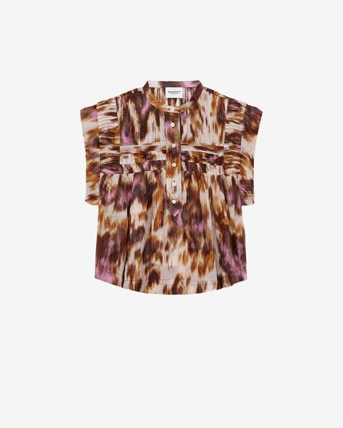 Leaza Top - Women - Ecru-ochre - Size 40 - Marant Étoile