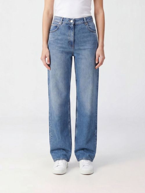Jeans Woman color Gnawed Blue