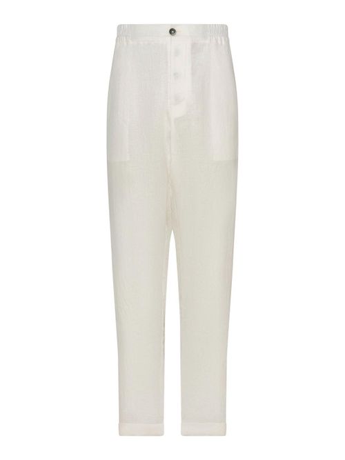 Colored Pure Irish Linen Trousers