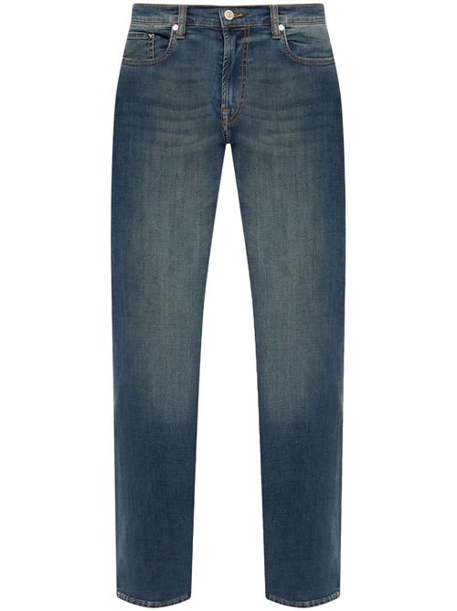 Logo-patch jeans - Blue