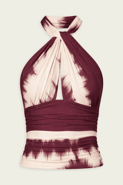 Ray Top in Tye Dye Cabernet