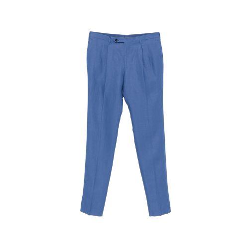 Pleated Pressed-crease Trousers