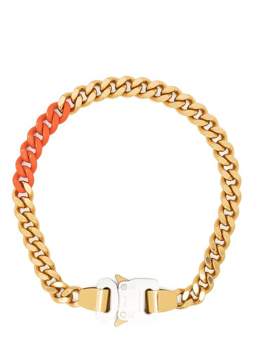 Curb chain buckle necklace - Gold