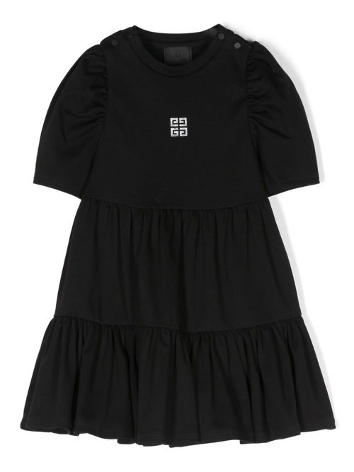 4G-print dress - Black