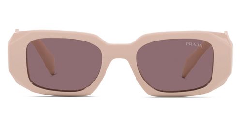 Purple Brown Rectangular Ladies Sunglasses PR 17WS VYJ6X1