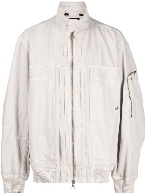 Harrington cotton bomber jacket - Grey