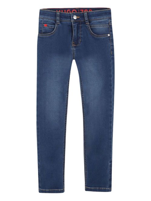 Logo-patch jeans - Blue