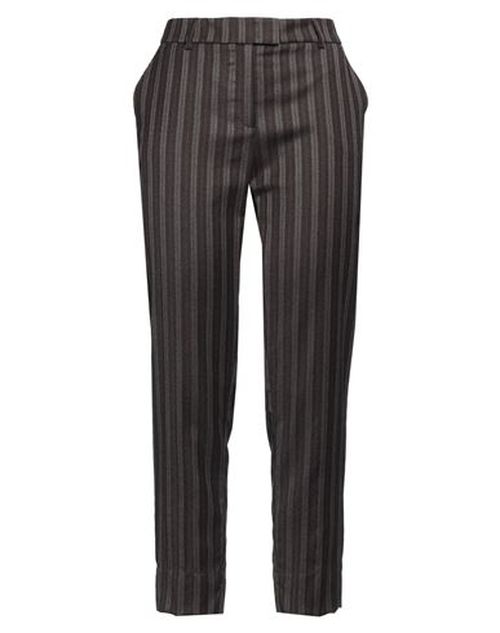 Peserico Woman Pants Dark brown Size 6 Virgin Wool