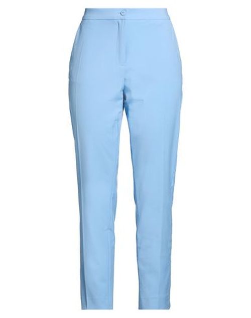 Caractère Woman Pants Light blue Size 10 Polyester, Viscose, Elastane
