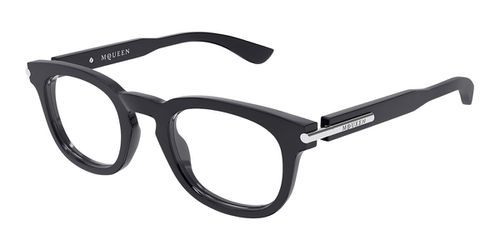 Alexander McQueen AM0498O 003 Men's Eyeglasses Grey  48 - Blue Light Block Available