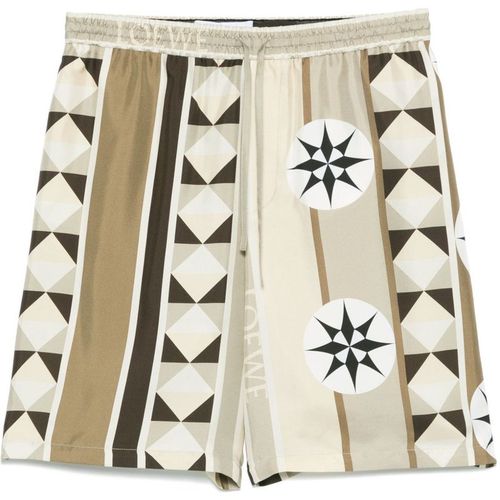 Loewe Paula's Ibiza Printed Silk Shorts