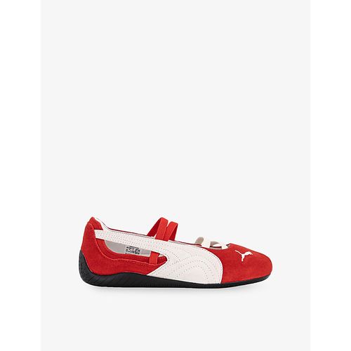 Womens Speedcat Ballet Suede Low-Top Trainers