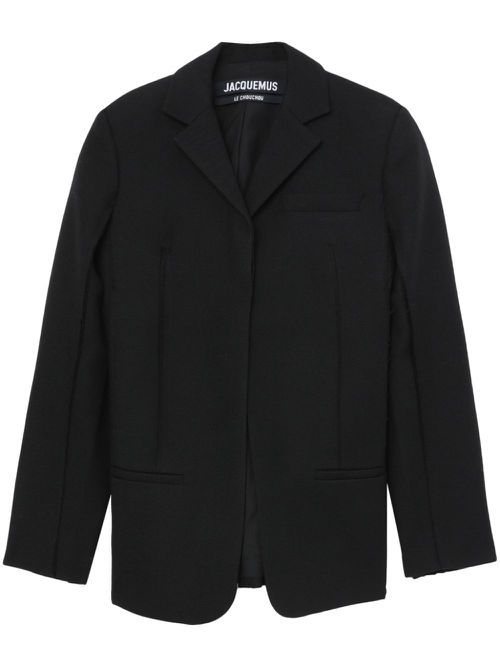 La veste Caraco inside-out blazer - Black