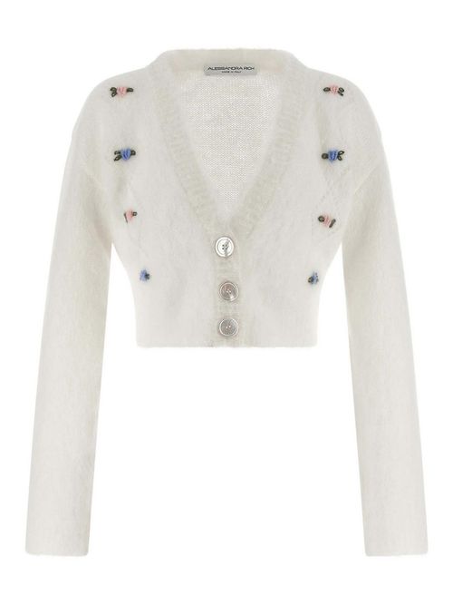 Carded Mohair Cardigan