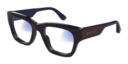 Gucci GG1669S 001 Men's Glasses Black 52 - Free Lenses - Blue Light Block Available