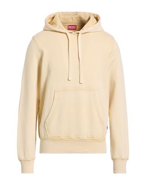 Man Sweatshirt Beige Size M Cotton, Elastane