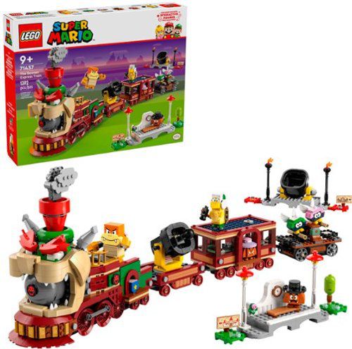 Super Mario The Bowser Express Train Toy Playset and Mario Toy 71437